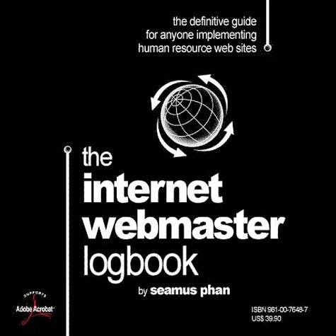 Internet Webmaster Logbook by Dr Seamus Phan