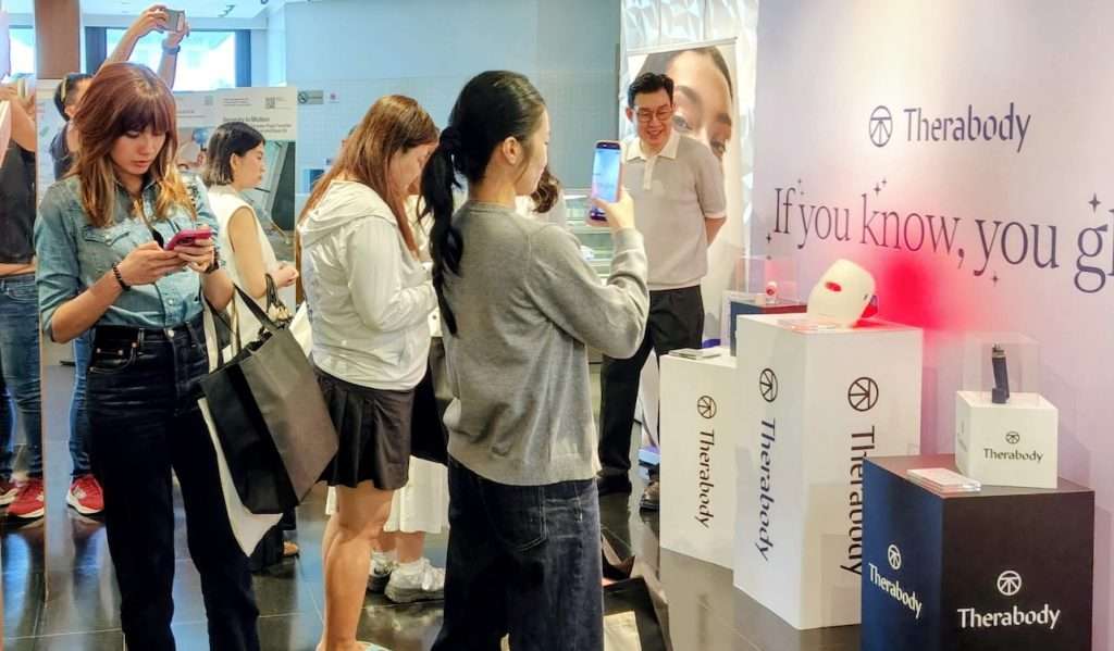 Theraface Mask Glo media launch in Singapore